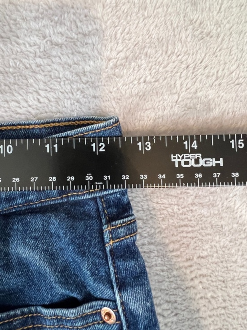 Levi's Women's Wedgie Straight Jeans 27 High Rise Dark Wash‎ Button Fly - Picture 8 of 12